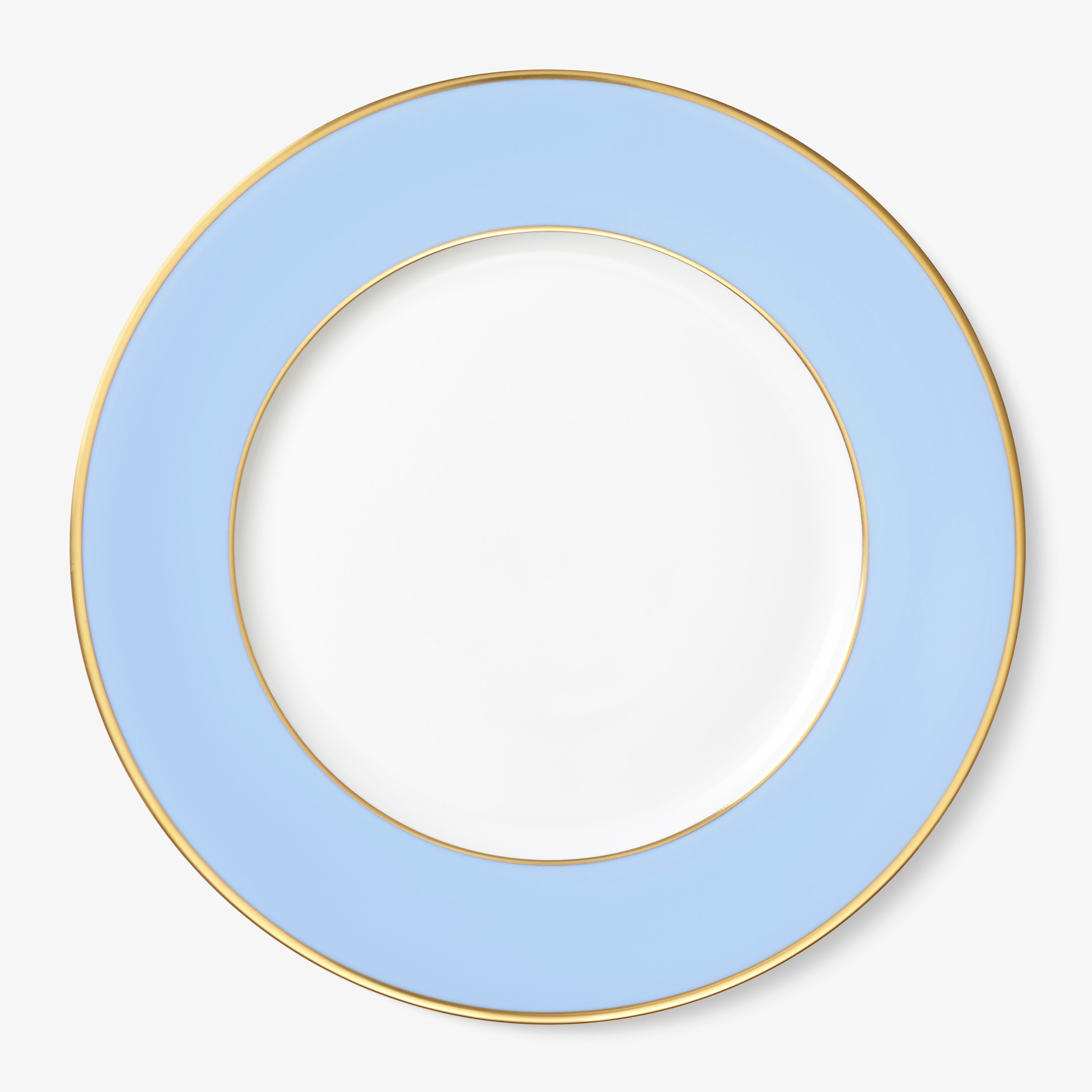 Augarten Porzellan "Platzteller" mit Goldrand