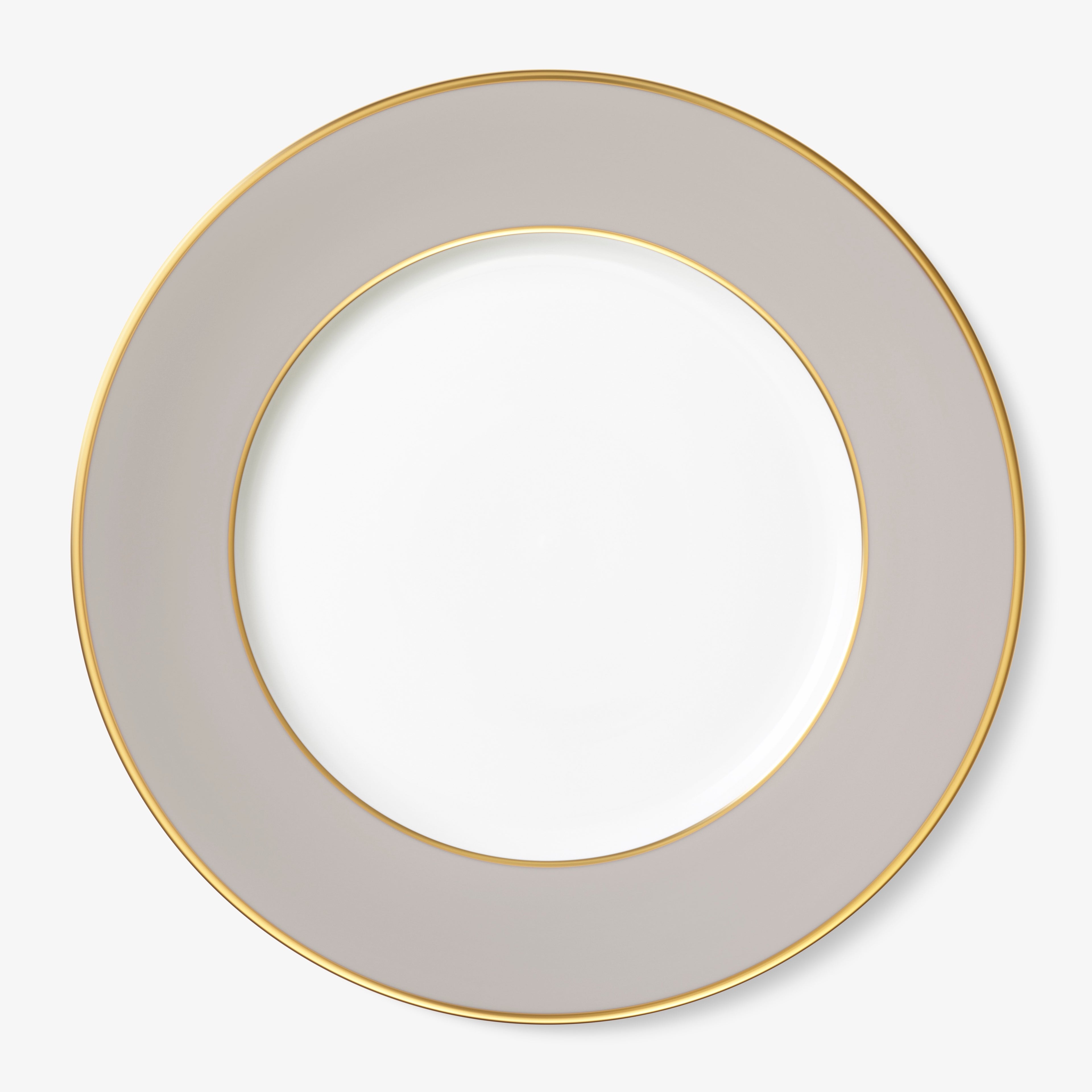 Augarten Porzellan "Platzteller" mit Goldrand