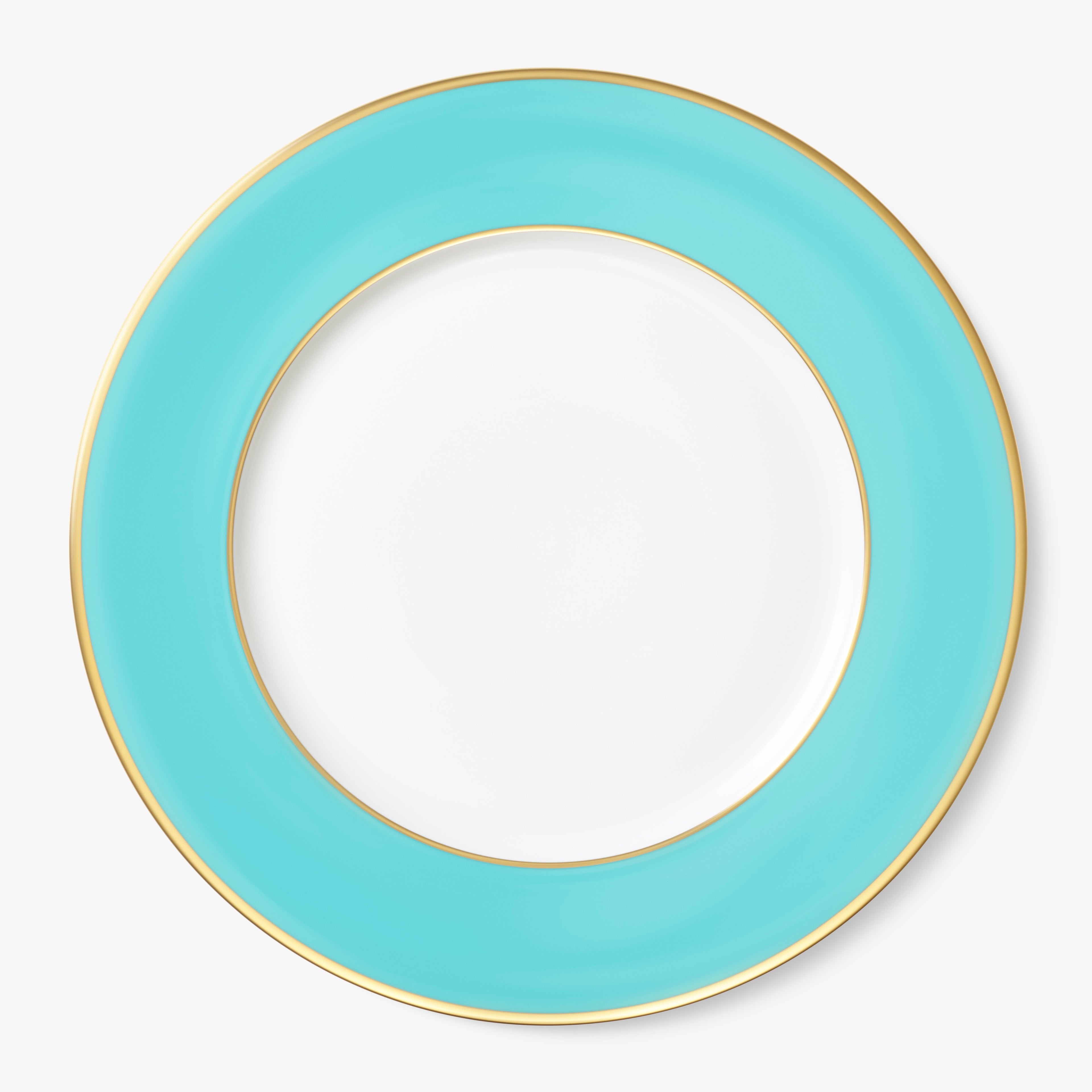 Augarten Porzellan "Platzteller" mit Goldrand