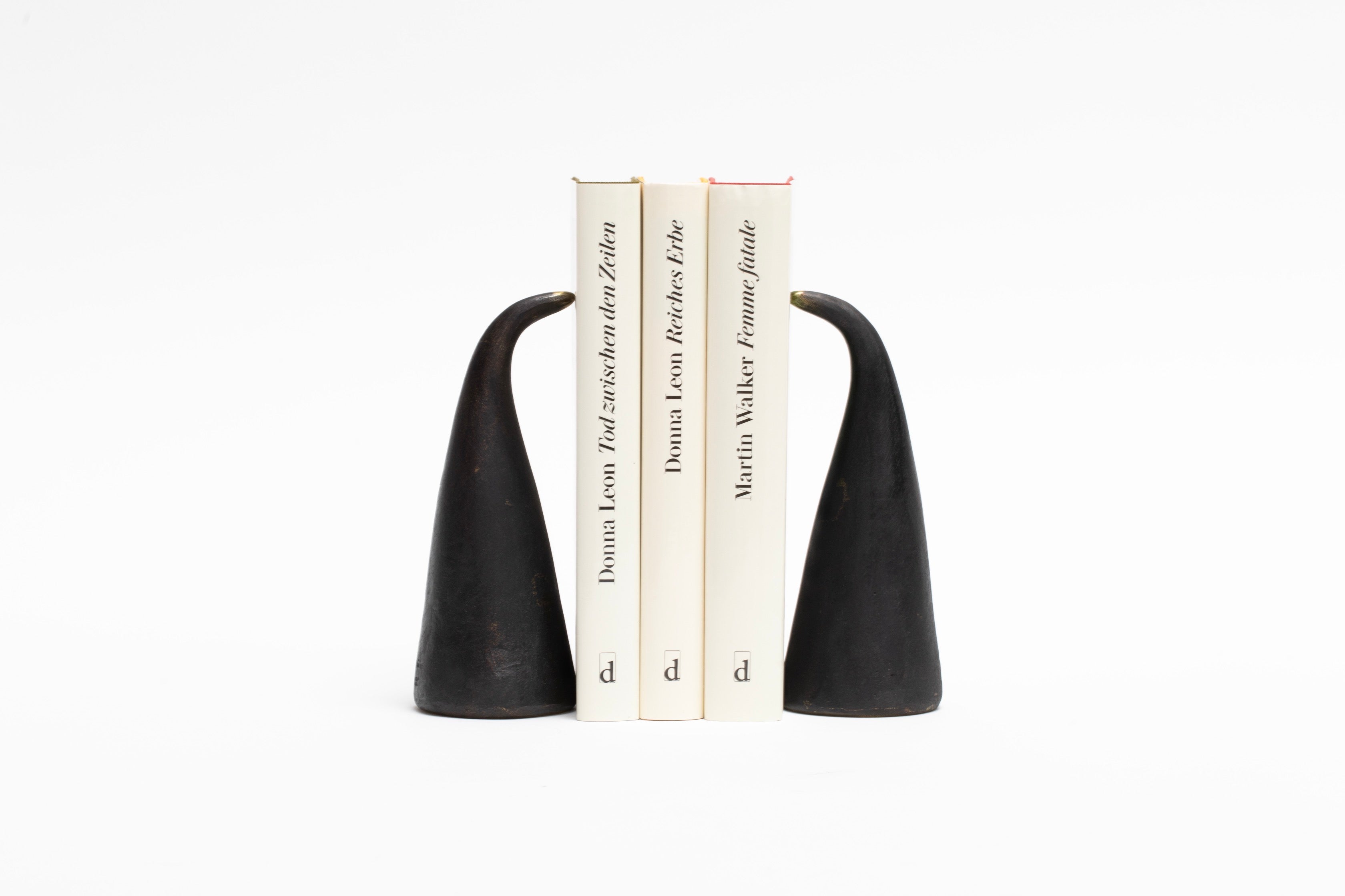 Buchstützen "Zuschauer" Set von Carl Auböck