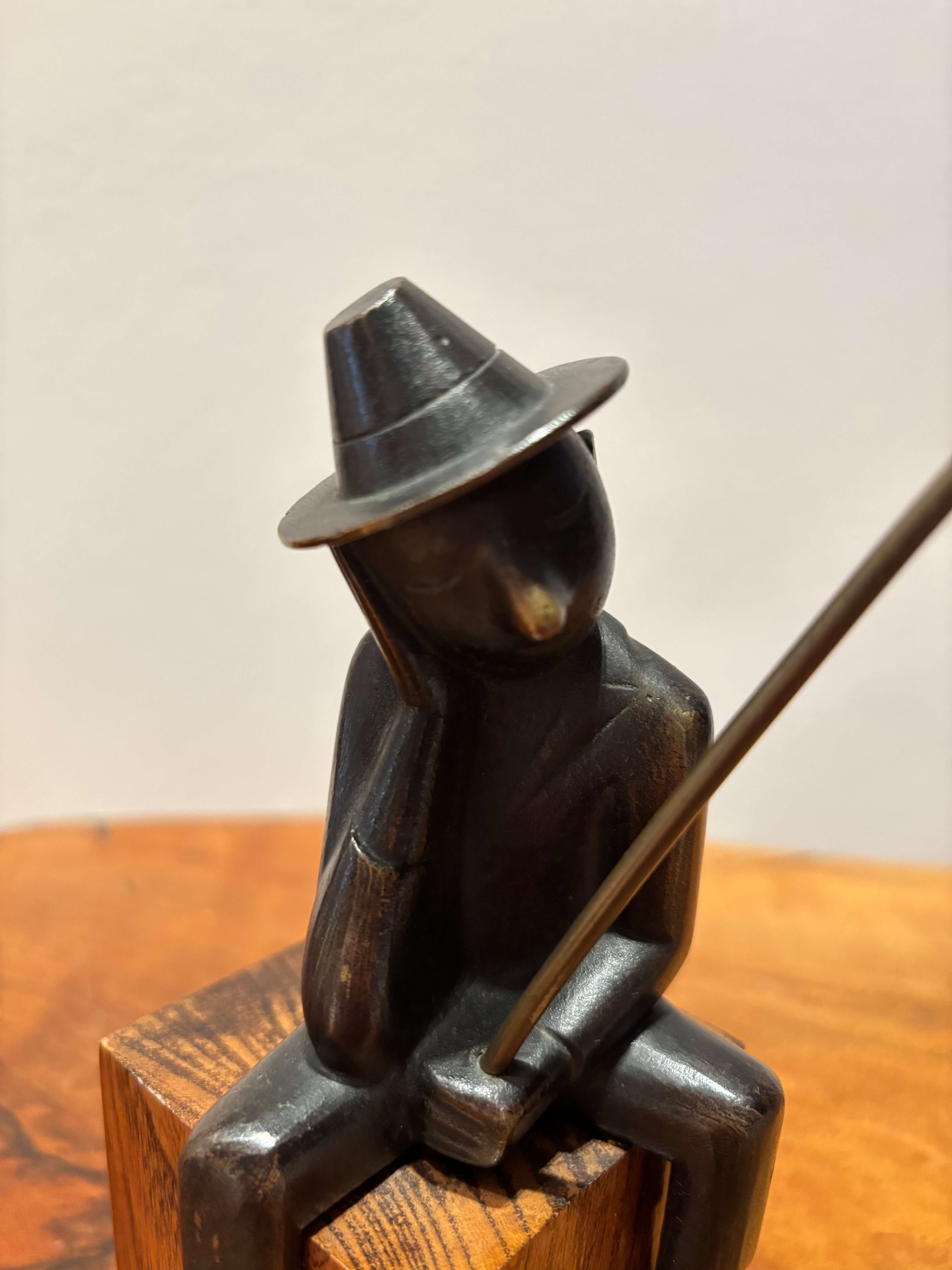 Franz Hagenauer Der Fischer - Detail