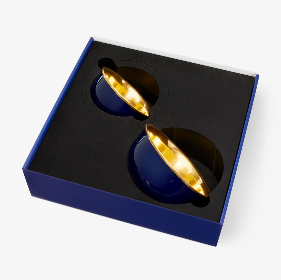 Geschenkidee "Zwei Schalen mit Vergoldung" von Augarten