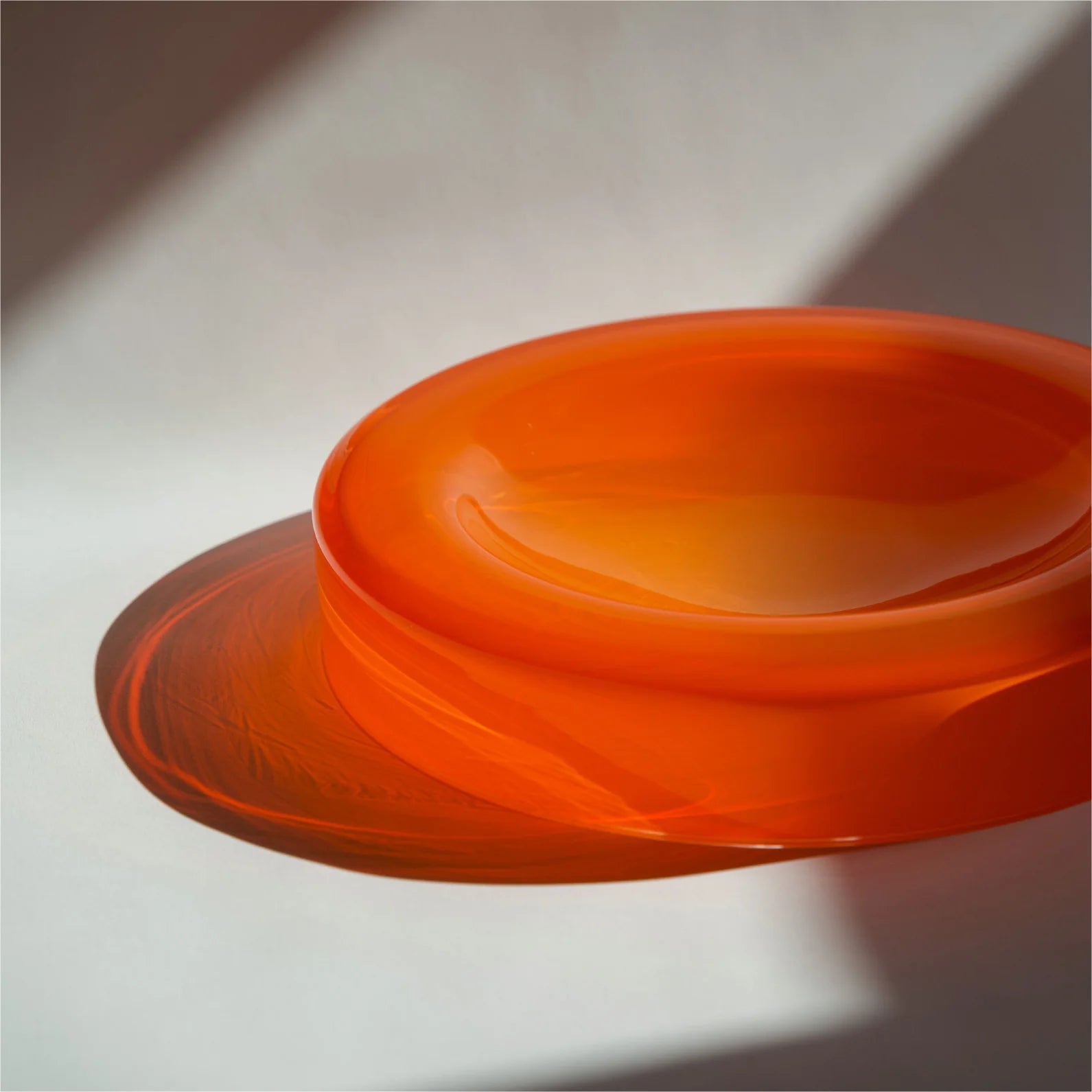 Glasschale orange von UrsulaFutura