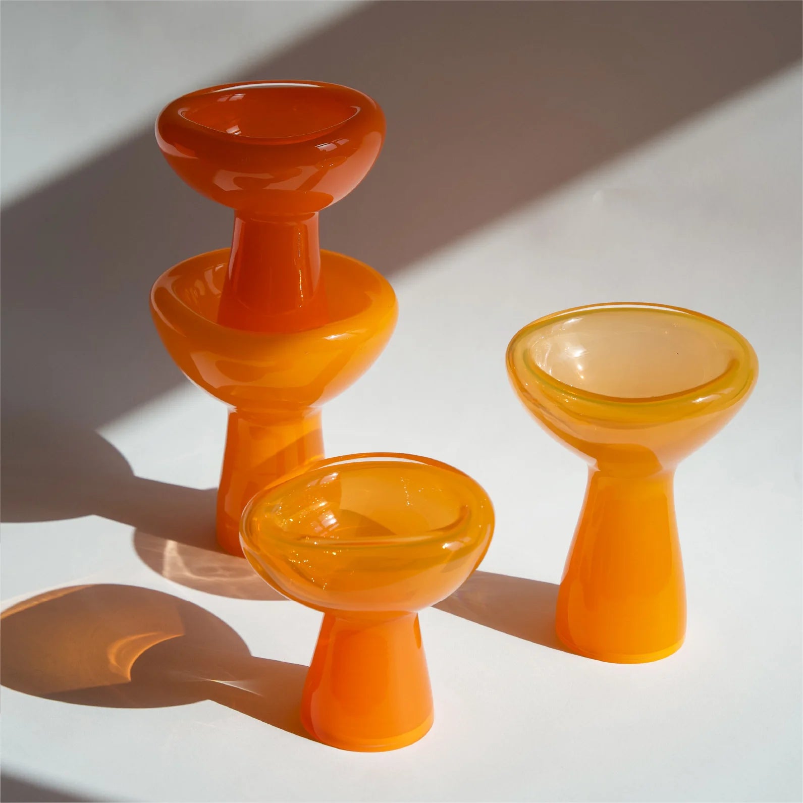 Glasschalen orange von UrsulaFutura