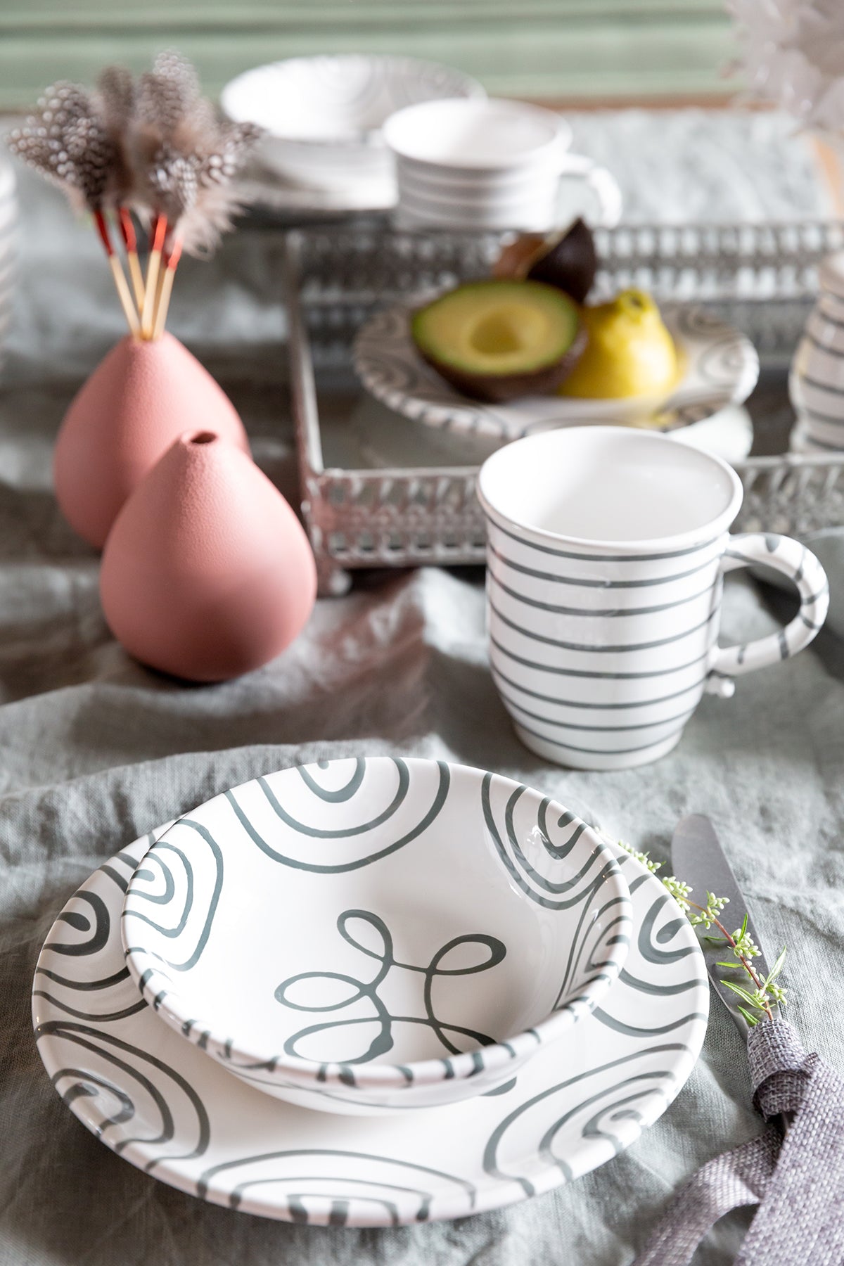 Graugeflammt-GmundnerKeramik-Detail