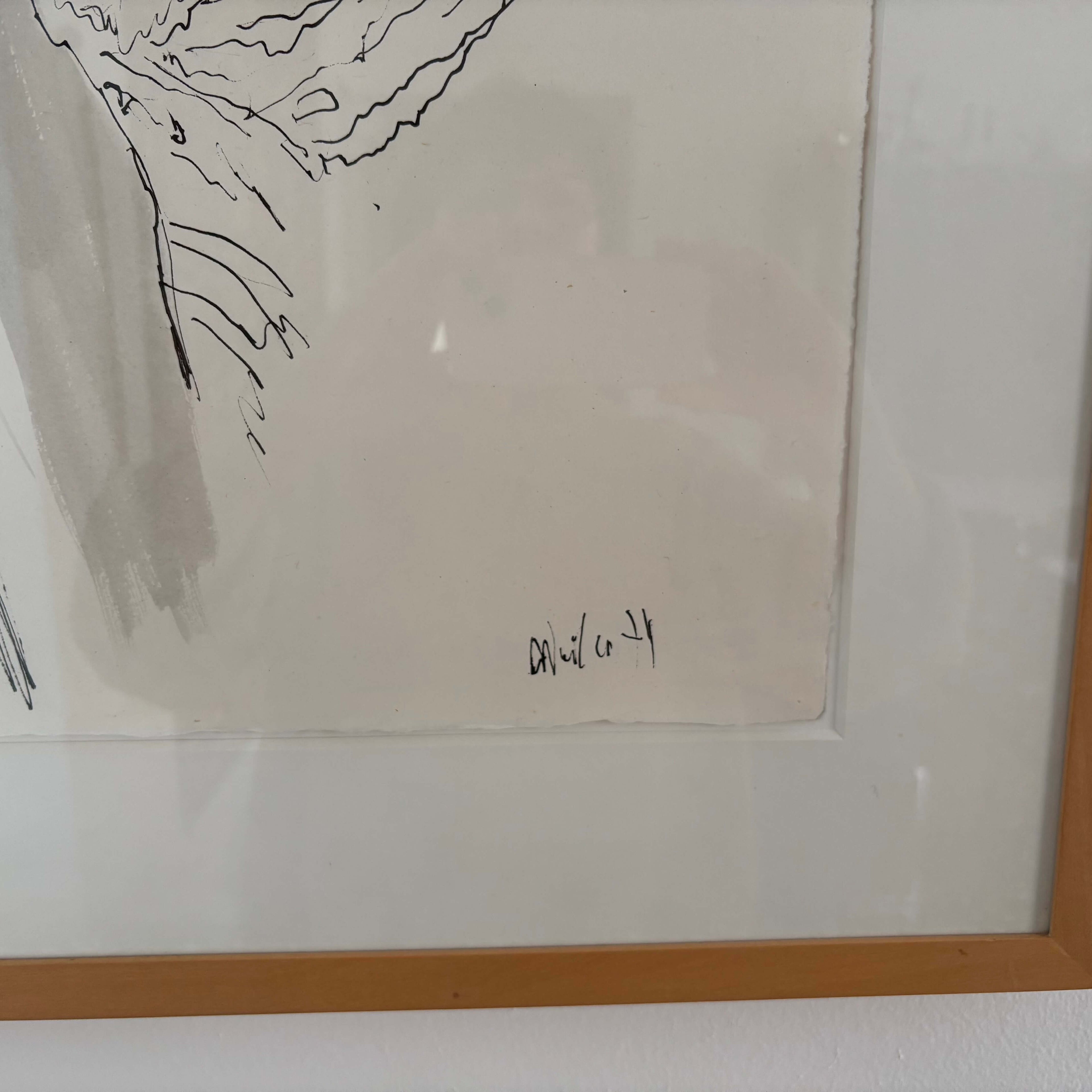 Max Weiler - Bild "Gras und Baum" - Signatur