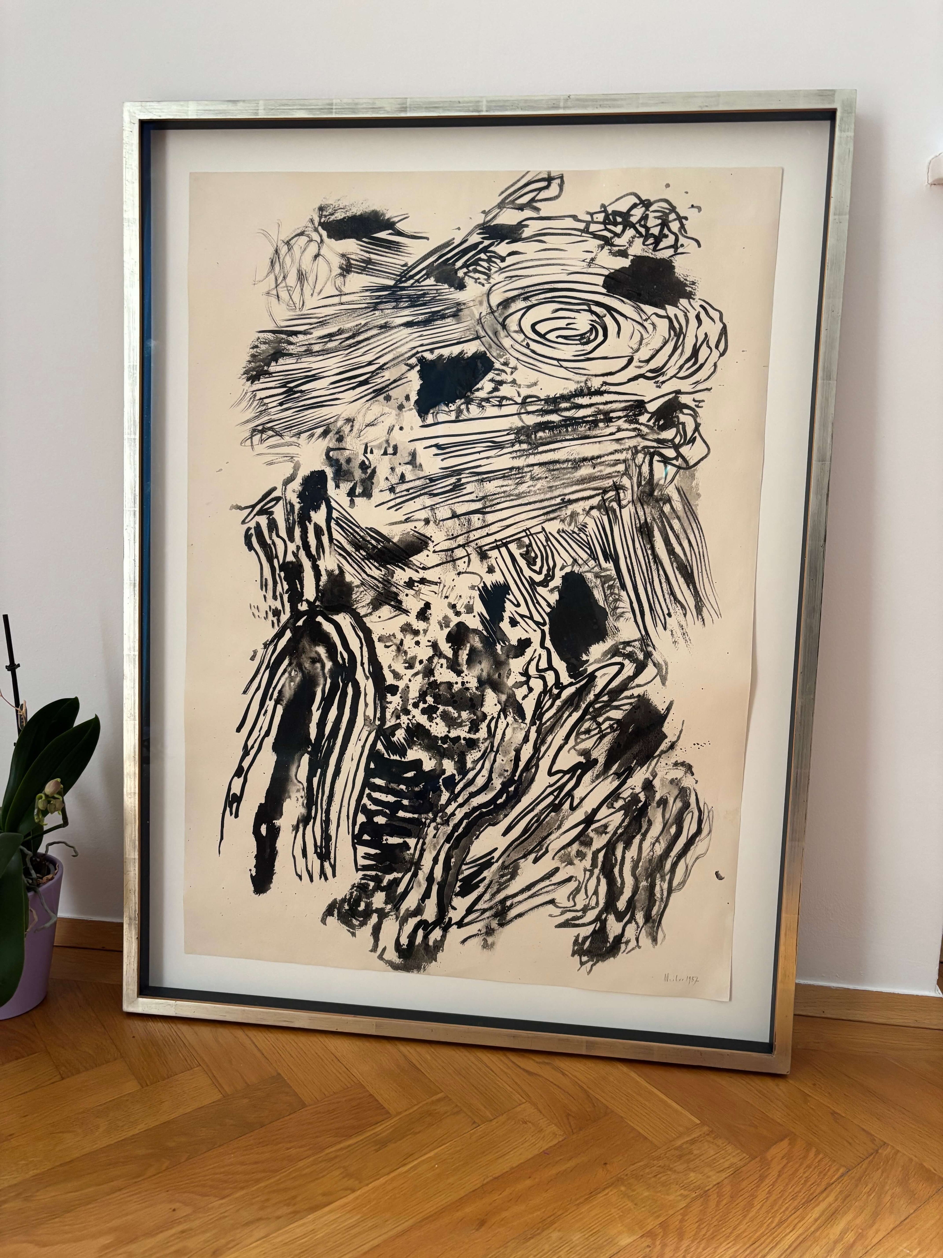 Max Weiler - Bild "Verwandlungen" - an der Wand