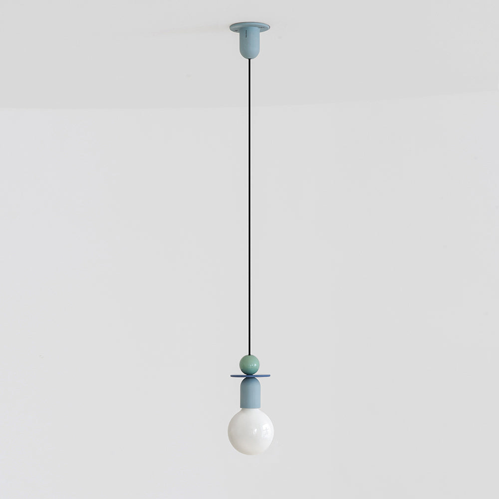 Porzellanlampe Pearl small  meeresfarben von neu/zeug