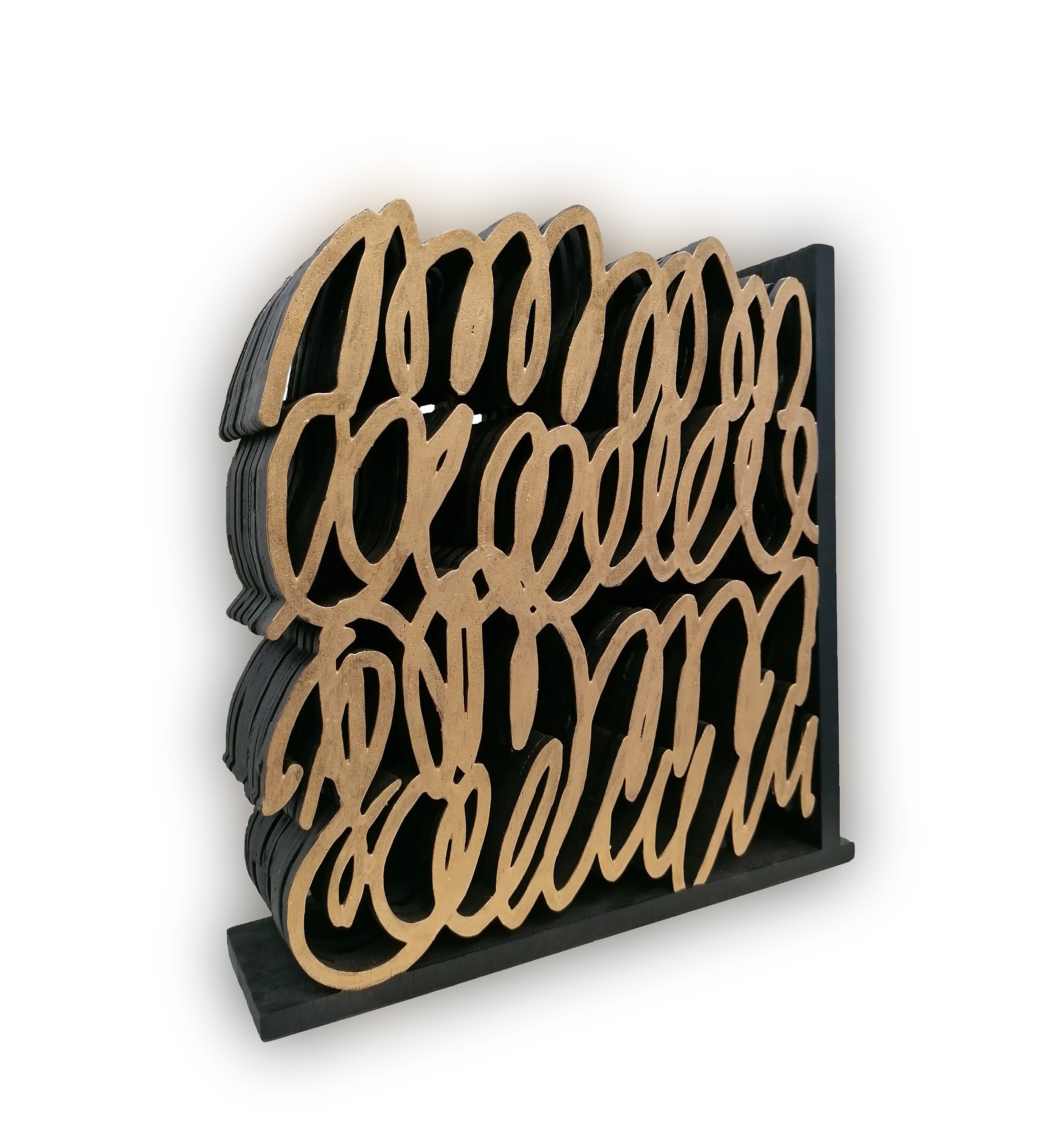 Skulptur "Süßer Brief" von Val Wecerka