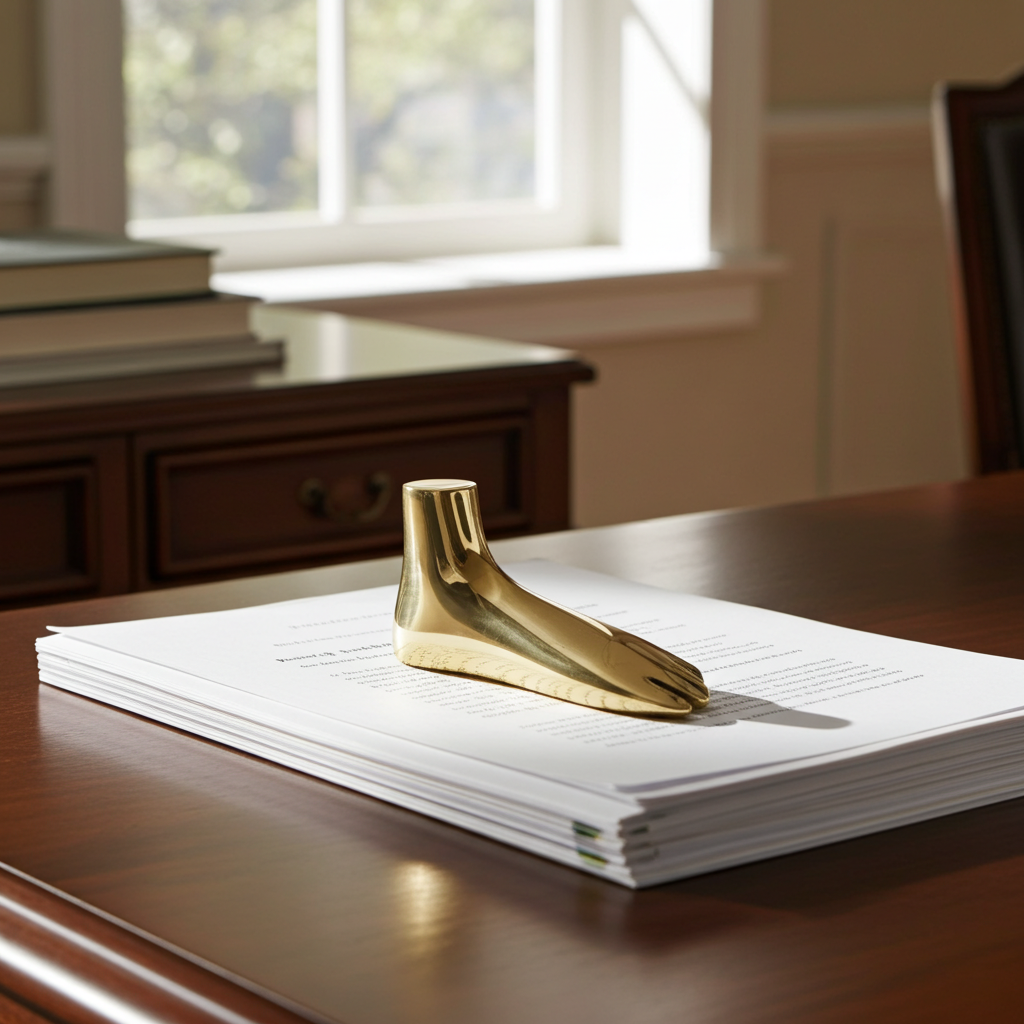 Auboeck_Fuss_Briefbeschwerer