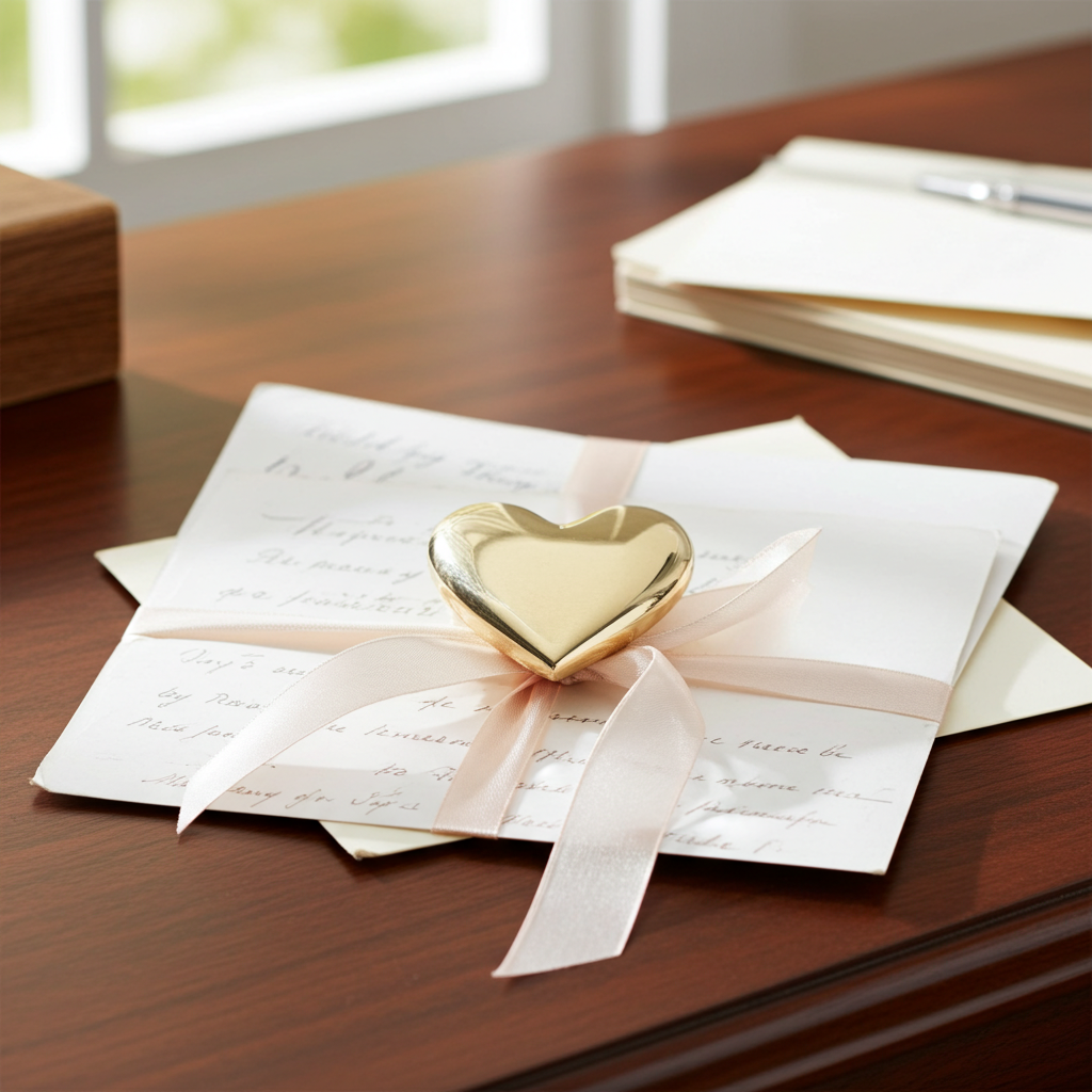 Briefbeschwerer_Herz_Auböck_mit_Brief