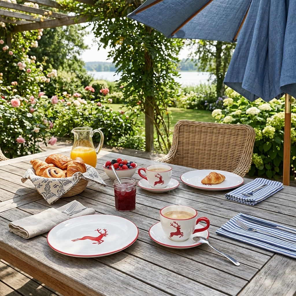 Gmundner_Keramik_Frühstück_Hirsch