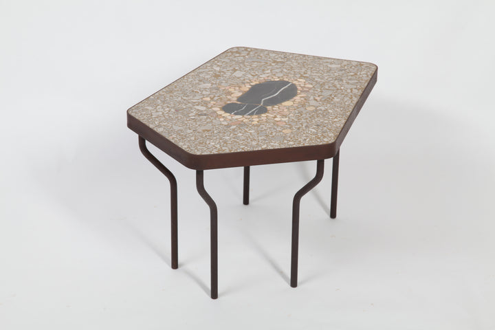 Couchtisch mit Terrazzo Tischplatte Design Felix Muhrhofer