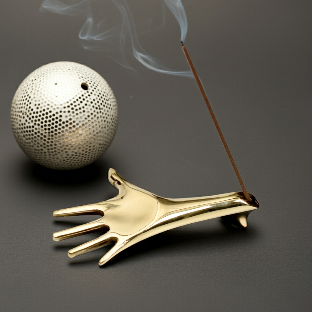 Räucherstäbchenhalter "hand" aus der Wiener Werkstätte Carl Auböck