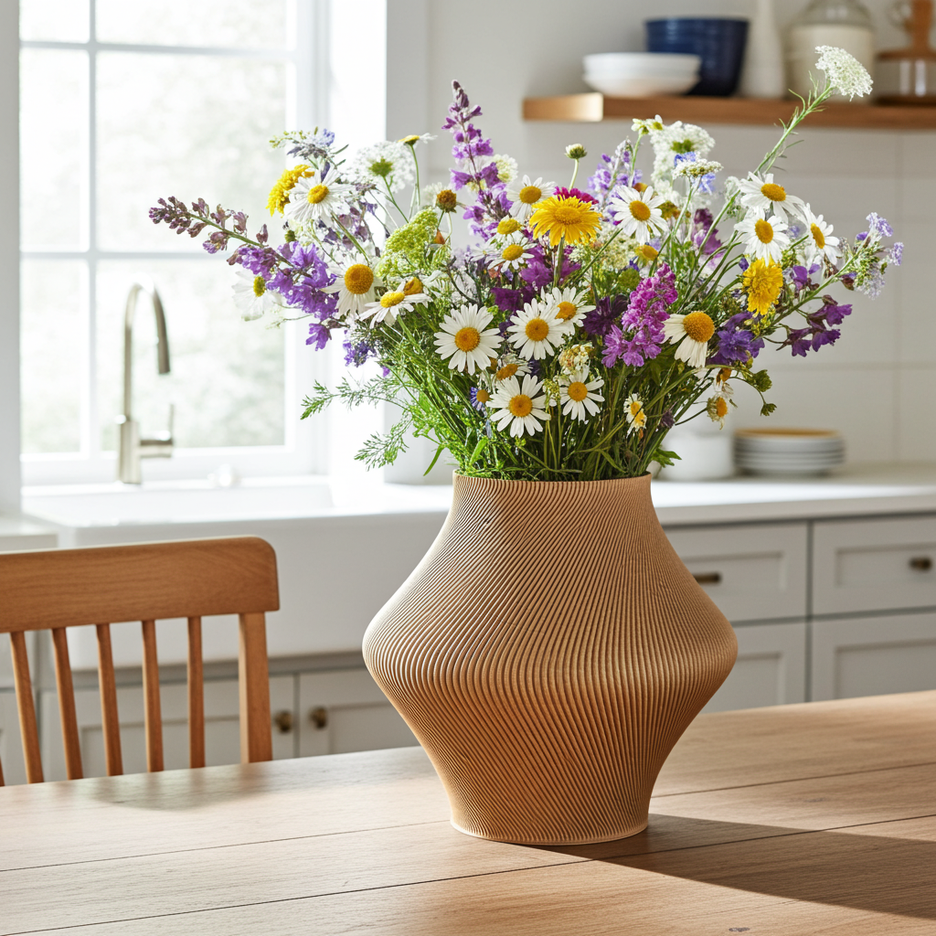Vase-Bloz_mit_Blumen_am_Tisch